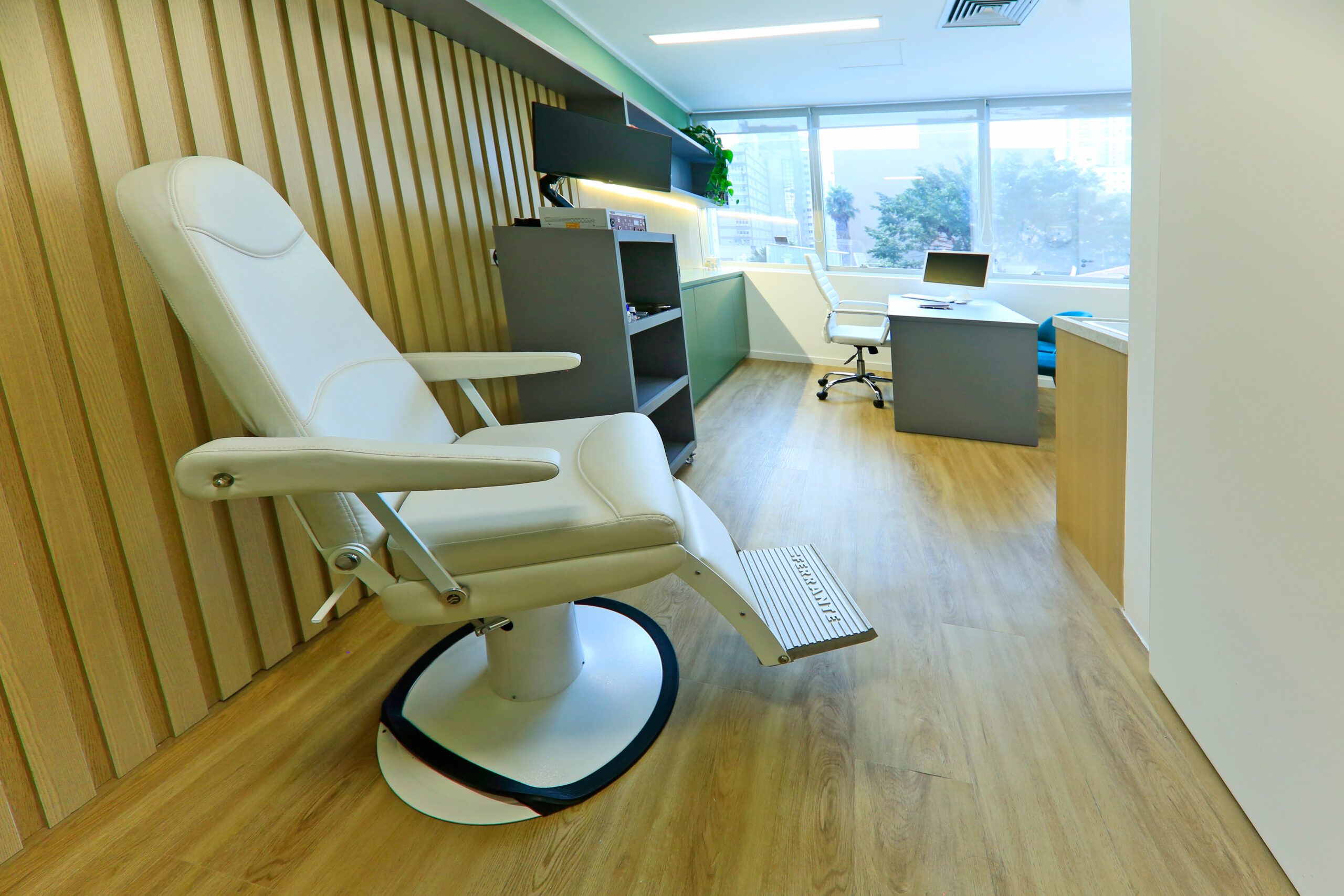 Ambiente de atendimento da Sense Clinic no Itaim Bibi